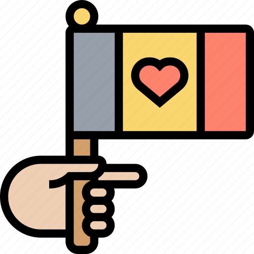 Belgium, flag, nation, emblem, patriotism icon - Download on Iconfinder