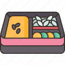 bento, lunchbox, japanses, travelling, meal