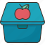 fruits, box, apple, fruit, storage 