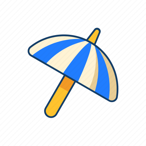 Beach, umbrella, summer icon - Download on Iconfinder