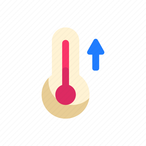 Elevated, temperature, thermometer, summer icon - Download on Iconfinder