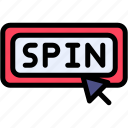 spin, arrow, orientation, round