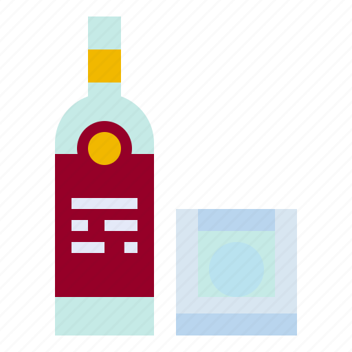 Alcoholic, beverage, drink, food, restaurant, vodka icon - Download on Iconfinder