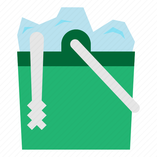 Box, bucket, cubes, ice, restaurant, tools, utensils icon - Download on Iconfinder