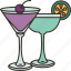 cocktail, drink, alcohol, margarita, bar 