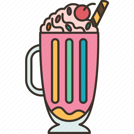 Milkshake, dessert, smoothie, drink, tasty icon - Download on Iconfinder