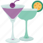 cocktail, drink, alcohol, margarita, bar 