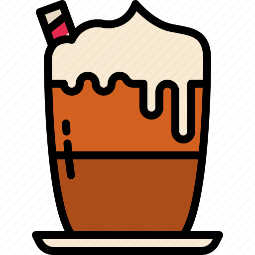 Coffee, frappe, beverage, drink, food, restaurant, menu icon - Download on Iconfinder