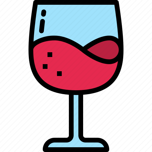 Wine, glass, beverage, drink, food, restaurant, menu icon - Download on Iconfinder