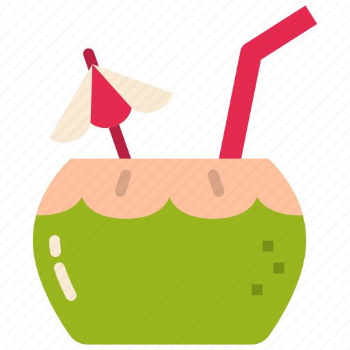 Coconut, water, beverage, drink, food, restaurant, menu icon - Download on Iconfinder