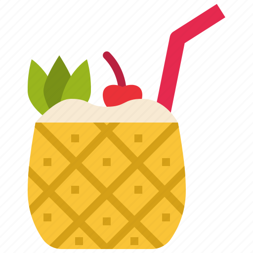 Pineapple, drink, juice, beverage, food, restaurant, menu icon - Download on Iconfinder