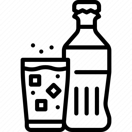 Softdrink, cola, bottle, soda, glass, drink, beverage icon - Download on Iconfinder