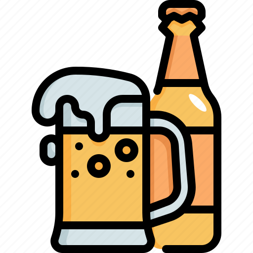 Beer, pine, alcohol, bottle, drink, beverage, glass icon - Download on Iconfinder