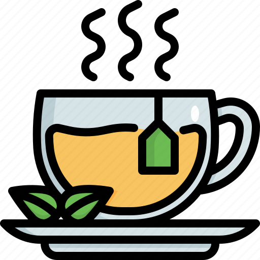 Hot, tea, mug, drink, beverage, green, tea bag icon - Download on Iconfinder
