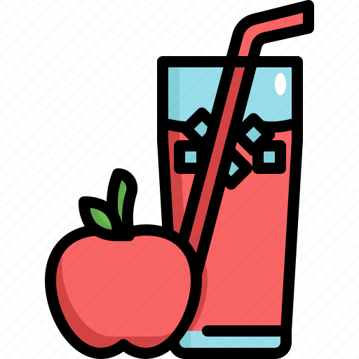 Apple, drink, beverage, fruit, juice, glass icon - Download on Iconfinder