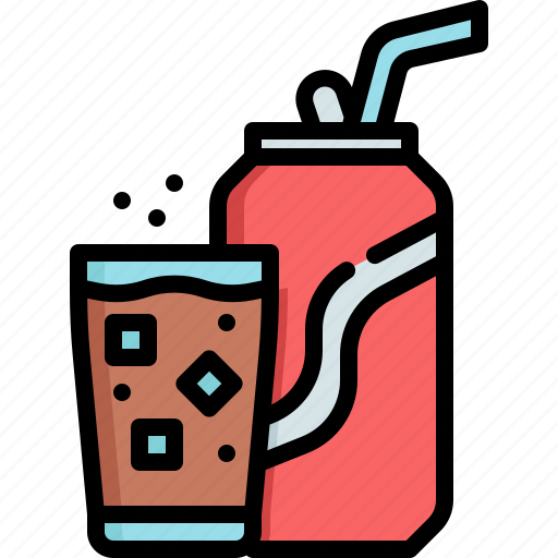 Softdrink, can, cola, drink, beverage, glass icon - Download on Iconfinder