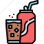 softdrink, can, cola, drink, beverage, glass 