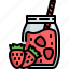 strawberry, smooties, drink, beverage, glass, juice, fruit 