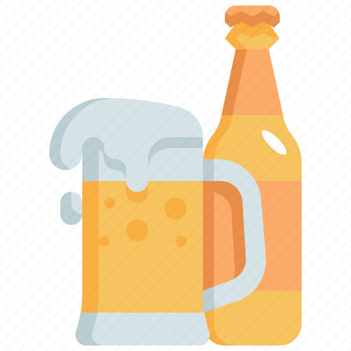 Beer, bottle, pine, glass, drink, beverage, alcohol icon - Download on Iconfinder
