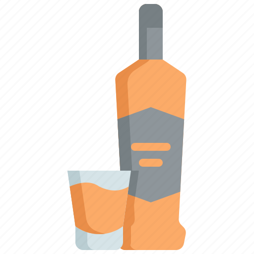 Whisky, alcohol, glass, bottle, drink, beverage icon - Download on Iconfinder