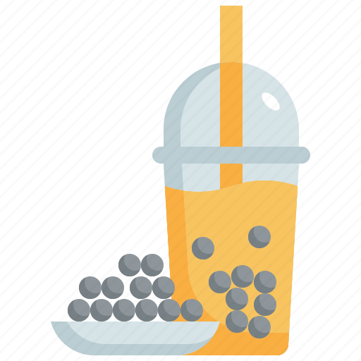 Bubble, tea, milk, glass, drink, beverage icon - Download on Iconfinder