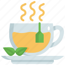 hot, tea, cup, mug, drink, beverage, green
