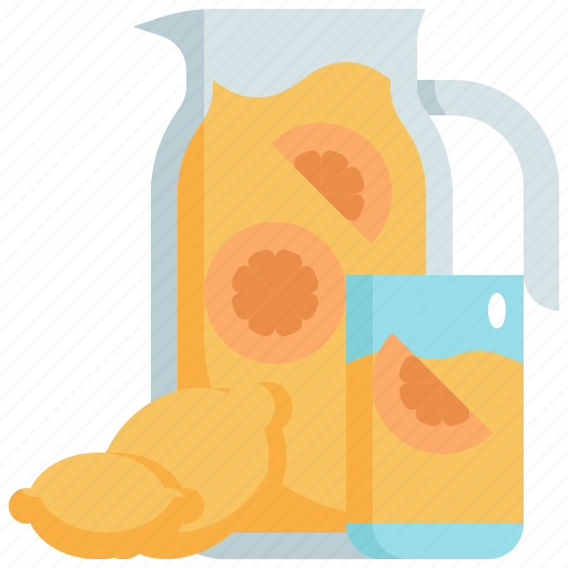 Lemonade, lemon, glass, jar, drink, beverage, juice icon - Download on Iconfinder
