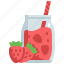 strawberry, smooties, juice, fruit, drink, beverage 