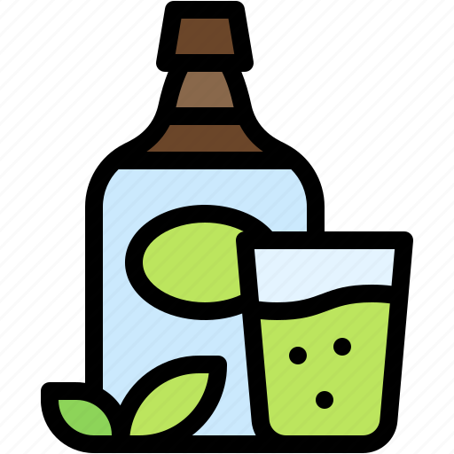 Herbal, liquor, drink, beverage, bottle, alcoholic, drinking icon - Download on Iconfinder
