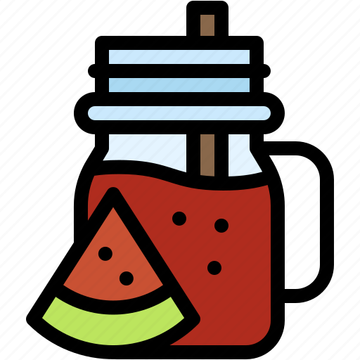Watermelon, juice, drink, fruit, box, drinking icon - Download on Iconfinder