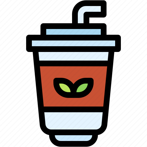 Soda, drink, soft, plastic, cup, straw, food icon - Download on Iconfinder
