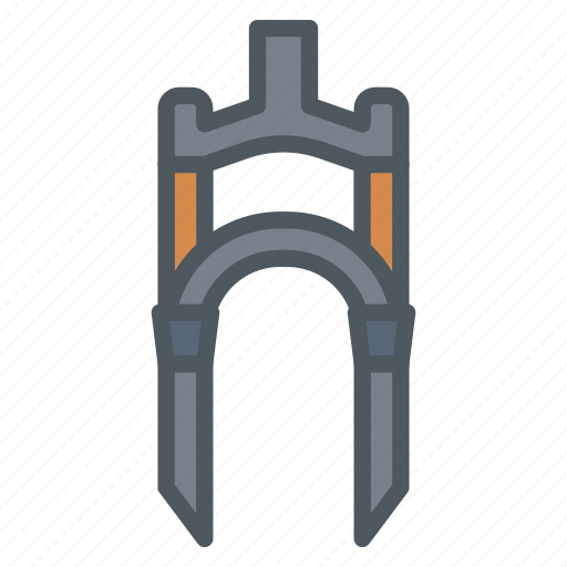 Bike, fork, parts, bicycle, suspension icon - Download on Iconfinder