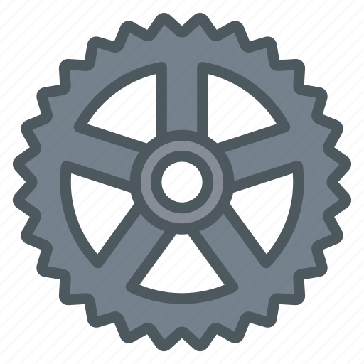 Bike, gear, wheel, crank, bicycle icon - Download on Iconfinder