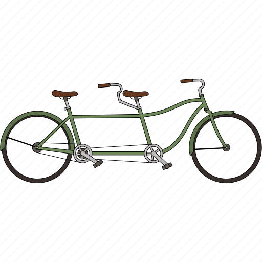 Bicycle, tandem bicycle icon - Download on Iconfinder