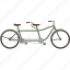 bicycle, tandem bicycle 