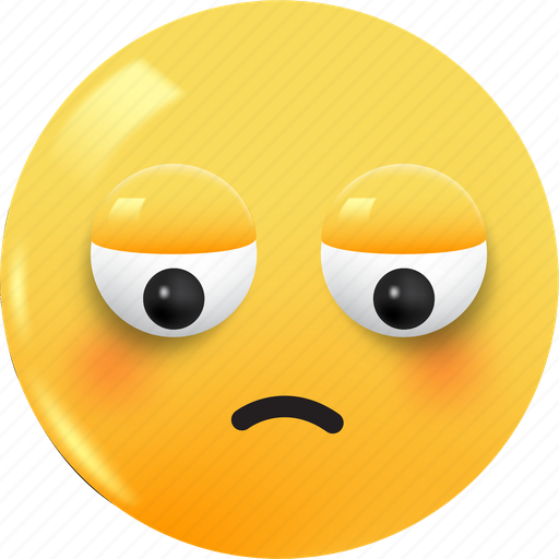Sad, unhappy, smile, expression, face, emoji, emotion 3D illustration - Download on Iconfinder