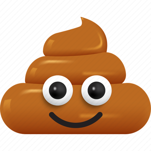 Poop, smile, expression, face, emotion, smiley, emoticon 3D illustration - Download on Iconfinder
