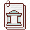 bank, data, papers, official, documents, record
