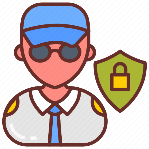 Data, privacy, officer, engineer, police, man icon - Download on Iconfinder