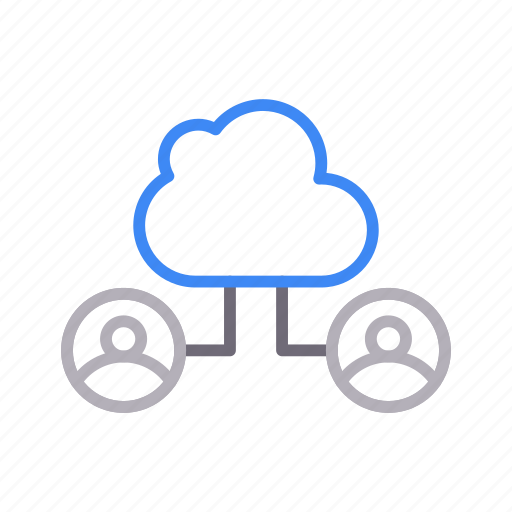 Cloud, connection, group, network, sharing icon - Download on Iconfinder