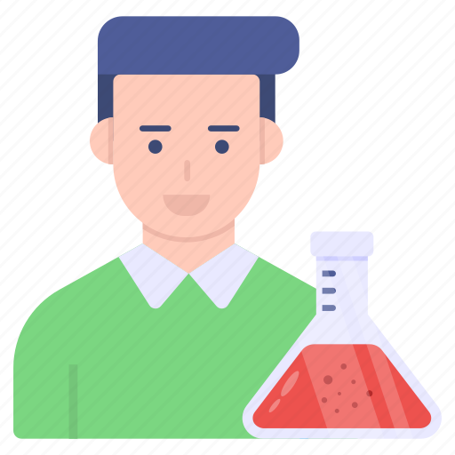 Chemist, experiment, lab technician, scientist, lab test icon - Download on Iconfinder