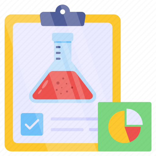 Lab report, lab test, chemical text, chemical report, practical report icon - Download on Iconfinder