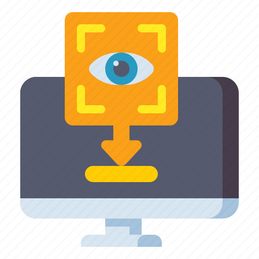 Computer, eye, monitor, spy icon - Download on Iconfinder