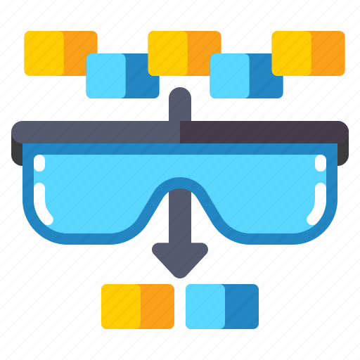 Data, glasses, information, virtualization icon - Download on Iconfinder
