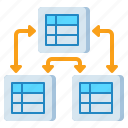data sheet, databases, object, organization