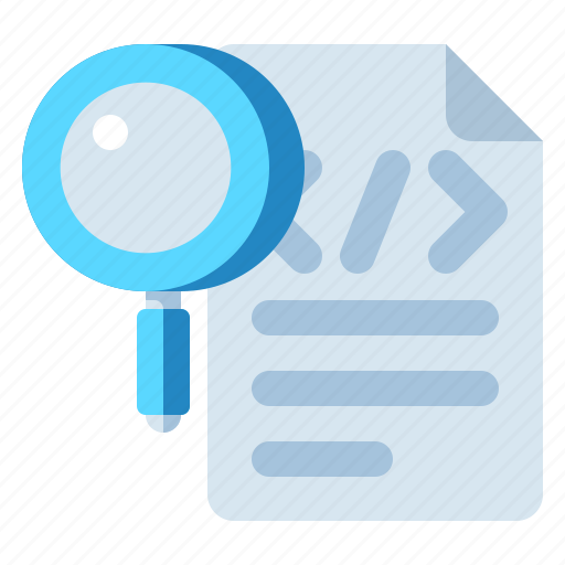 Document, magnifying glass, query, searching icon - Download on Iconfinder