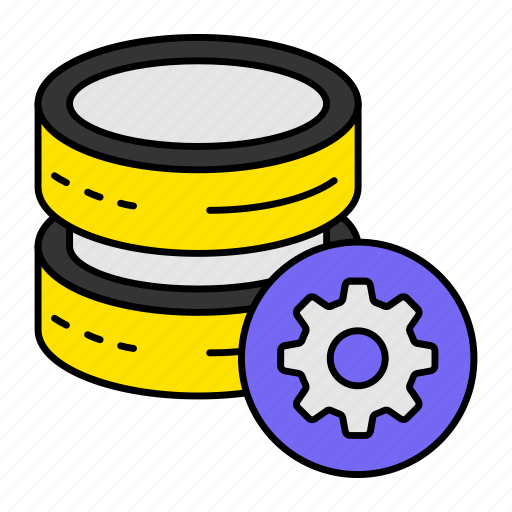 Database, engineering, mechanics, server stack, connection, automation icon - Download on Iconfinder