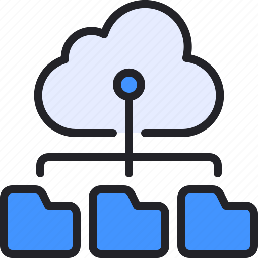 Cloud, computing, storage, data, folder icon - Download on Iconfinder