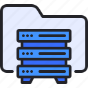 folder, server, storage, data, document 