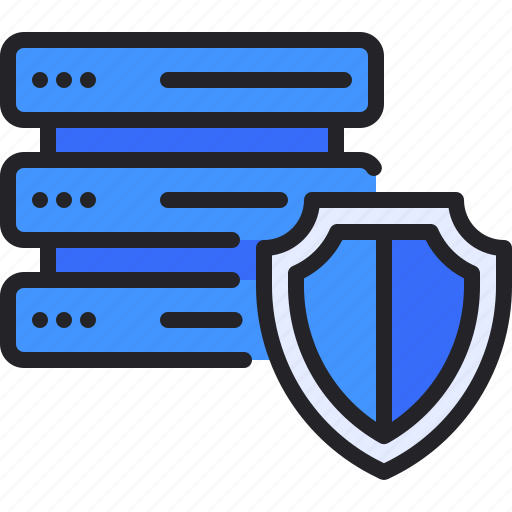 Server, database, security, shield, protection icon - Download on Iconfinder